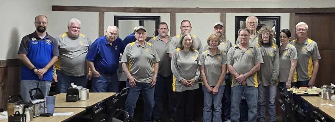Some of the Lucas Lions Members and the District K 1st Vice District Governor